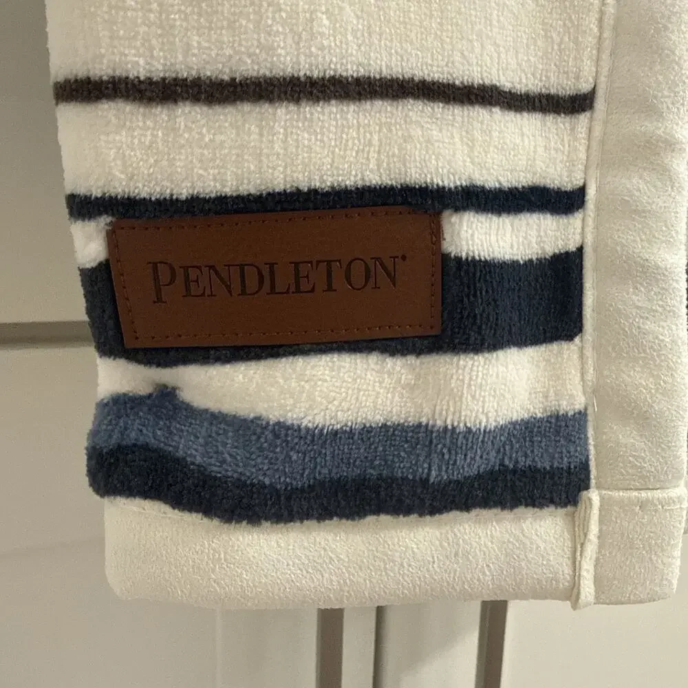 Pendleton Throw Blanket For Two 60x80” Reversible White Shores Southwestern NEW